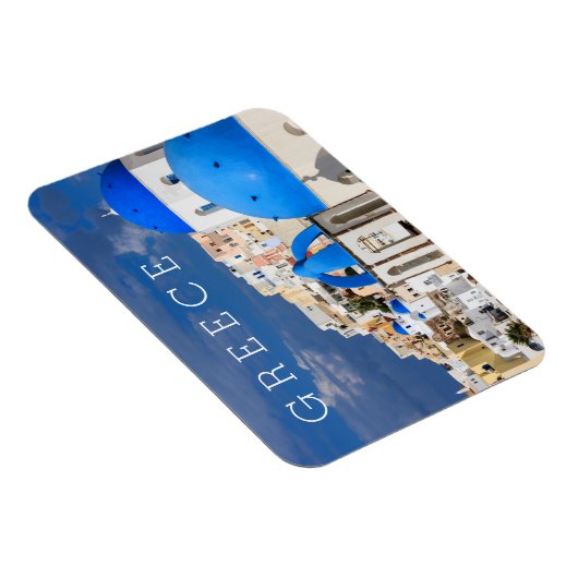 ギリシャのサントリーニの街並み マグネット (右側)