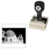 ギリシャのサントリーニ島の教会 ラバースタンプ (押印)