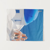 ギリシャのサントリーニ島 タペストリー (正面(横))