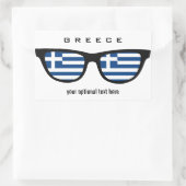 ギリシャのシェードカスタムステッカー 長方形シール (バッグ)