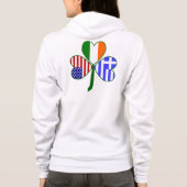 ギリシャのシャムロック パーカ (裏面)