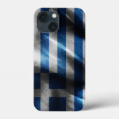 ギリシャのシルク旗 Case-Mate iPhoneケース (裏面)