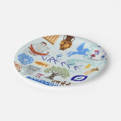 ギリシャのシンボル旅行愛好家 ペーパープレート (アングル)