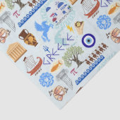 ギリシャのシンボル旅行愛好家 薄葉紙 (詳細)