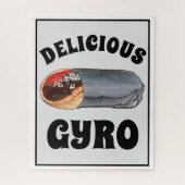 ギリシャのジャイロピタミートサンドイッチフード地中海の付き ジグソーパズル (縦)