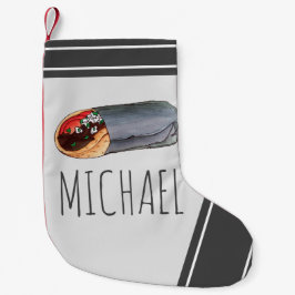 ギリシャのジャイロピタミートサンドイッチフード地中海の付き スモールクリスマスストッキング