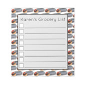 ギリシャのジャイロピタミートサンドイッチフード地中海の付き ノートパッド (正面)