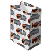 ギリシャのジャイロピタミートサンドイッチフード地中海の付き ミディアムペーパーバッグ (正面アングル)