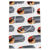 ギリシャのジャイロピタミートサンドイッチフード地中海の付き ミディアムペーパーバッグ (正面)