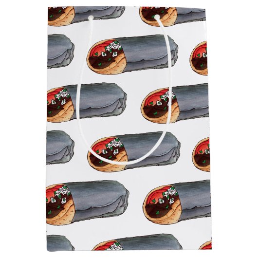 ギリシャのジャイロピタミートサンドイッチフード地中海の付き ミディアムペーパーバッグ (正面)