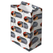 ギリシャのジャイロピタミートサンドイッチフード地中海の付き ミディアムペーパーバッグ (裏面アングル)