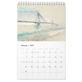 ギリシャのスケッチ2025カレンダー カレンダー (2月 2027)