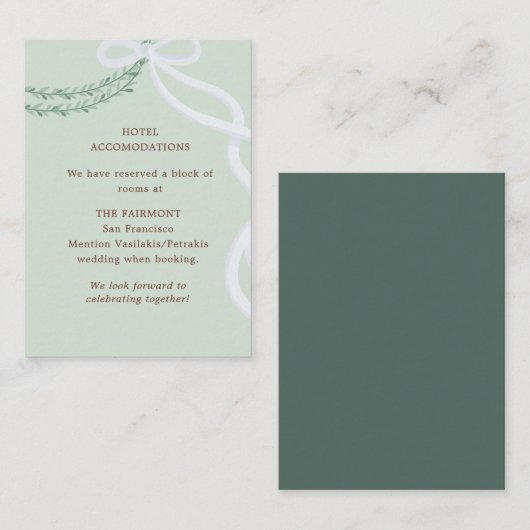 ギリシャのステファナ エンクロージャーカード (正面/裏面)