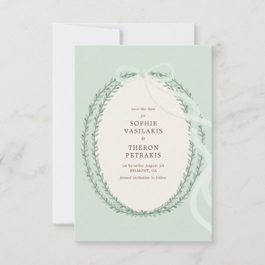 ギリシャのステファナ セーブザデート (正面)