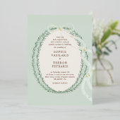 ギリシャのステファナ 箔招待状 (立ち正面)