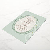 ギリシャのステファナ 箔招待状 (回転した状態)