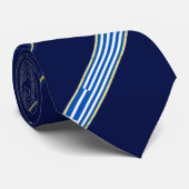 ギリシャのストライプな旗 ネクタイ (ロール)
