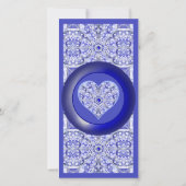 ギリシャのセラミックレースブルー (裏面)