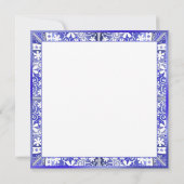 ギリシャのセラミックレースブルー (裏面)