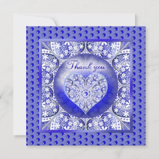 ギリシャのセラミックレースブルー (正面)