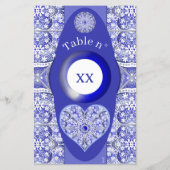 ギリシャのセラミックレースブルー (裏面)