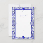 ギリシャのセラミックレースブルー (裏面)