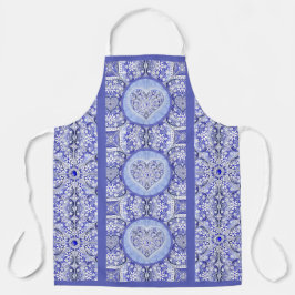 ギリシャのセラミックレースブルー エプロン