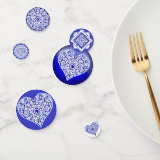 ギリシャのセラミックレースブルー コンフェッティ (グループ)