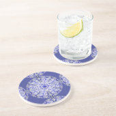 ギリシャのセラミックレースブルー コースター (側面)