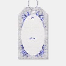 ギリシャのセラミックレースブルー&スノーフレーク