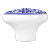 ギリシャのセラミックレースブルー セラミックノブ (側面)