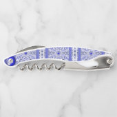 ギリシャのセラミックレースブルー ソムリエナイフ (裏面)