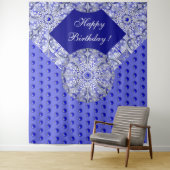 ギリシャのセラミックレースブルー タペストリー (インサイチュ)