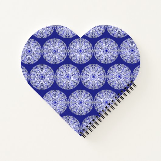 ギリシャのセラミックレースブルー ノートブック (裏面)