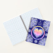 ギリシャのセラミックレースブルー ノートブック (内部)