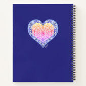 ギリシャのセラミックレースブルー ノートブック (裏面)