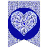 ギリシャのセラミックレースブルー バンティングフラッグ (第1の旗)