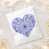 ギリシャのセラミックレースブルー フェイバーバッグ (クリップ留めされた状態)