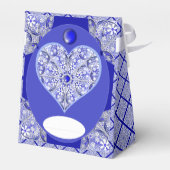 ギリシャのセラミックレースブルー フェイバーボックス (裏面サイド)