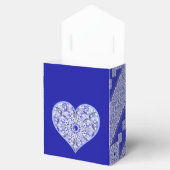 ギリシャのセラミックレースブルー フェイバーボックス (オープン)