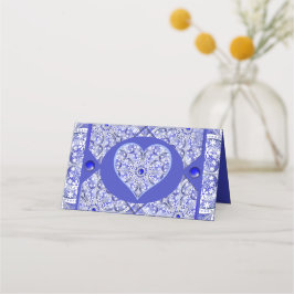 ギリシャのセラミックレースブルー プレイスカード