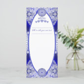 ギリシャのセラミックレースブルー メニュー (スタンド正面)