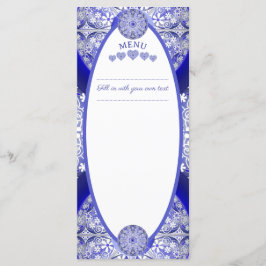 ギリシャのセラミックレースブルー メニュー