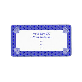 ギリシャのセラミックレースブルー ラベル