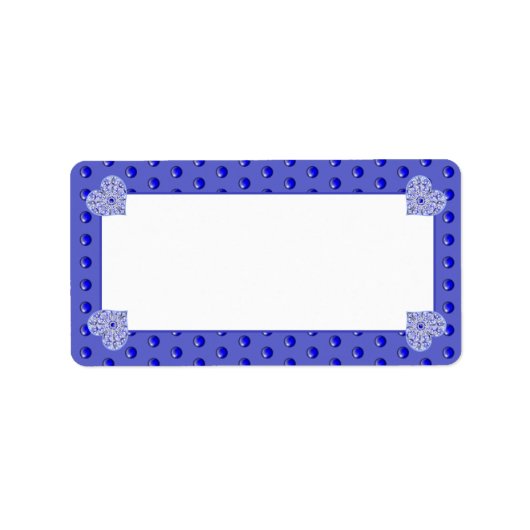 ギリシャのセラミックレースブルー ラベル (正面)