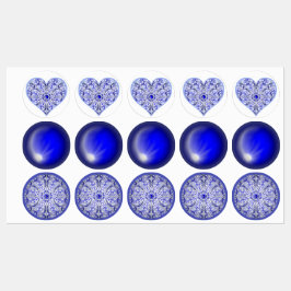 ギリシャのセラミックレースブルー ラベル