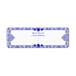 ギリシャのセラミックレースブルー ラベル