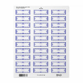 ギリシャのセラミックレースブルー ラベル (フルシート)