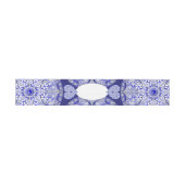 ギリシャのセラミックレースブルー 招待状ベリーバンド (フラット)