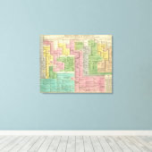 ギリシャのタイムライン王国 キャンバスプリント (インサイチュ (ウッドフロア))